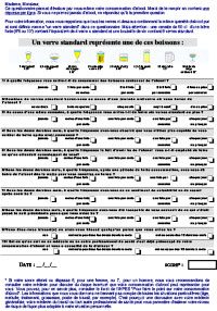 Le questionnaire AUDIT