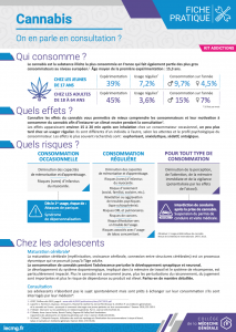 Cannabis : on en parle en consultation ?